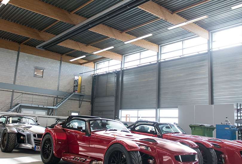 Donkervoort Automobielen BV incalzita cu tuburile radiante Mark